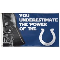 WinCraft Indianapolis Colts 3' x 5' Star Wars Deluxe - Single-Sided Flag