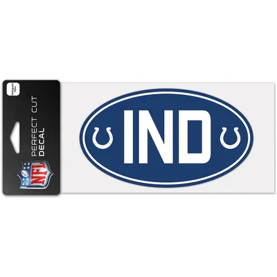 Indianapolis Colts WinCraft 4" x 8" Perfect Cut Team Decal