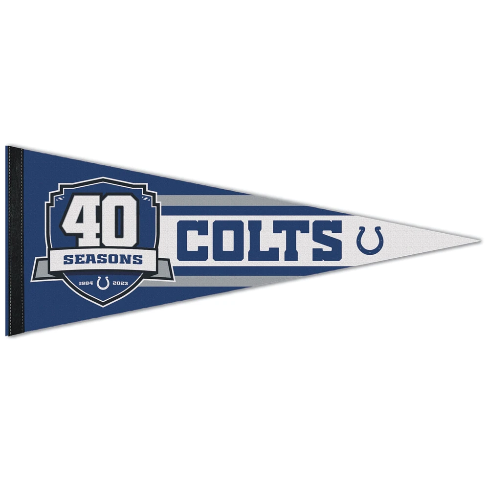 WinCraft Indianapolis Colts 40th Anniversary 12" x 30" Premium Pennant