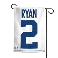 WinCraft Matt Ryan Indianapolis Colts Drapeau de jardin double face joueur 30,5 x 45,7 cm