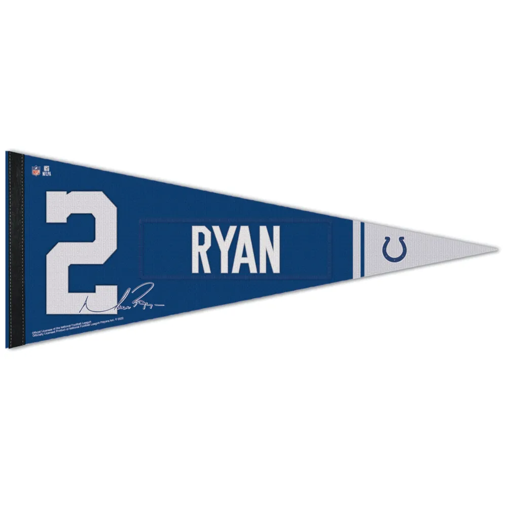 WinCraft Matt Ryan Indianapolis Colts 12'' x 30'' Player Premium Fanion