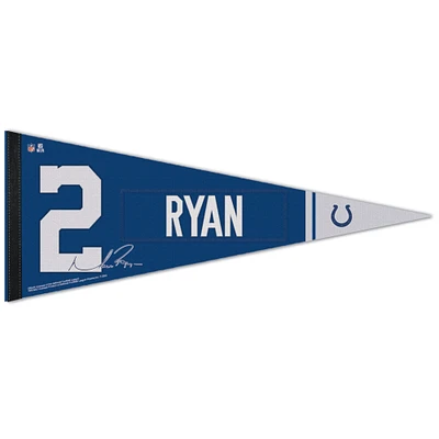 WinCraft Matt Ryan Indianapolis Colts 12'' x 30'' Player Premium Fanion