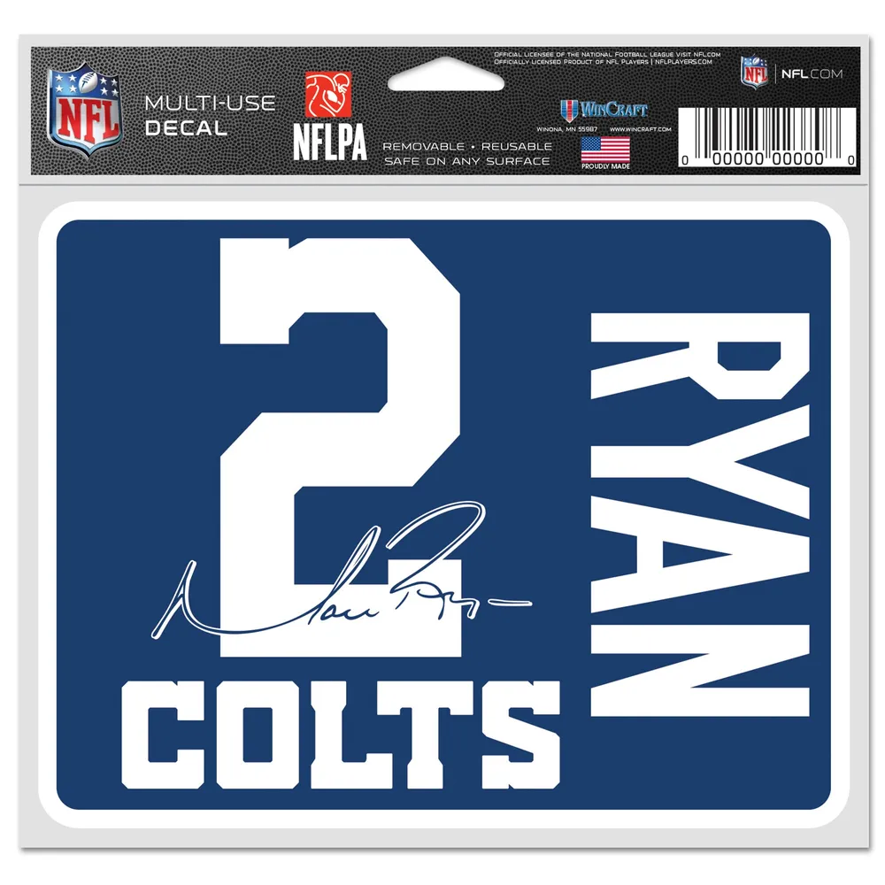 WinCraft Matt Ryan Indianapolis Colts 5.5'' x 5.75'' Multi-Use Player Decal