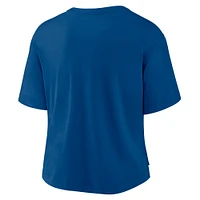 T-shirt Nike bleu Indianapolis Colts Performance Pocket pour femme