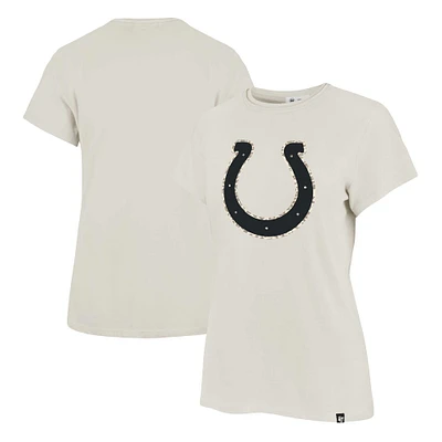 Women's '47 Cream Indianapolis Colts Panthera Frankie T-Shirt