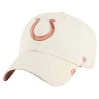 Casquette ajustable '47 Natural Indianapolis Colts Ballpark Cheer Clean Up pour femmes