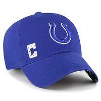 Women's '47 Royal Indianapolis Colts Confetti Icon Clean Up Adjustable Hat