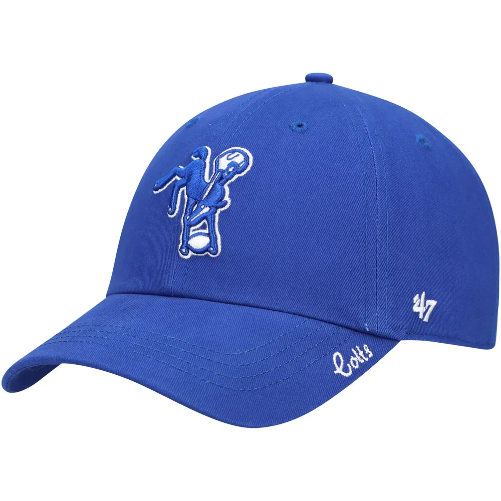 Men's Fanatics Branded Royal Indianapolis Colts Heritage Cuffed Knit Hat with Pom