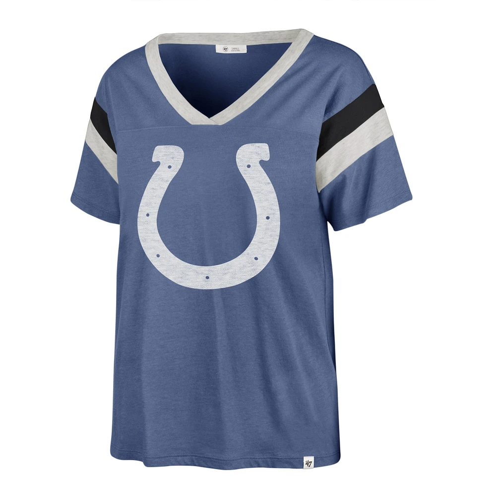 T-shirt à encolure en V pour femme '47 Royal Indianapolis Colts Phoenix