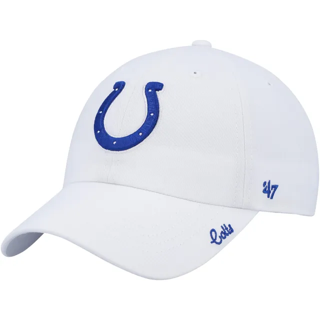 Men's Fanatics Branded Royal Indianapolis Colts Heritage Cuffed Knit Hat with Pom