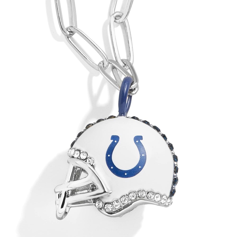 Baublebar Dallas Cowboys Helmet Charm Necklace In Silver