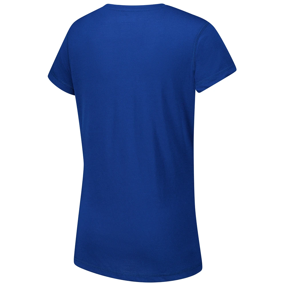 Ensemble de nuit pour femme Concepts Sport avec t-shirt et pantalon en flanelle Indianapolis Colts Vector