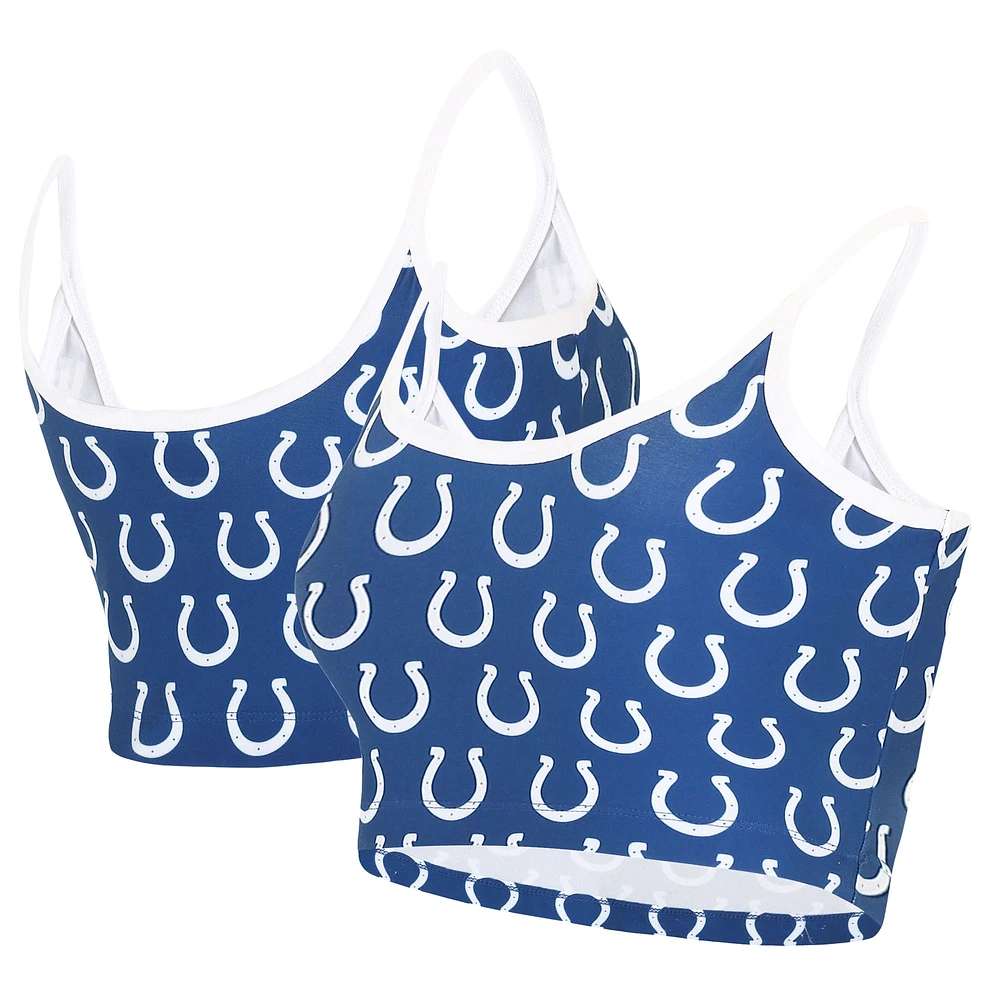 Women's Concepts Sport Royal Indianapolis Colts Gauge Lounge Bralette