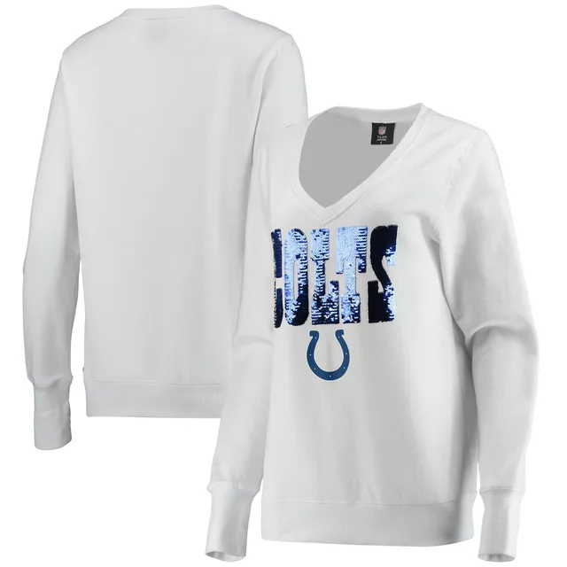 Lids Minnesota Vikings Cuce Women's Victory V-Neck Pullover Sweatshirt -  White