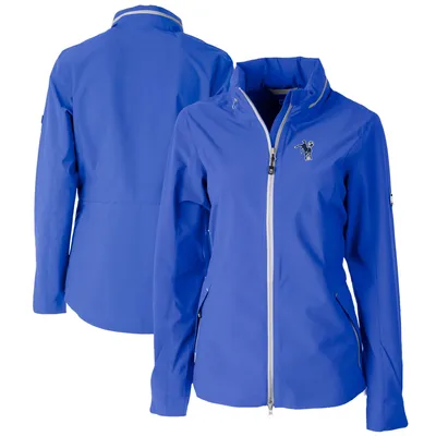 Indianapolis Colts Cutter & Buck Women's Throwback Logo Vapor Full-Zip Rain Jacket