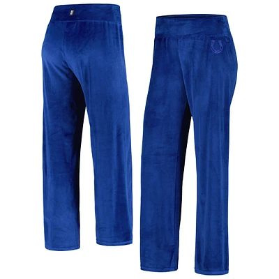 Pantalon demi droit DKNY Sport Royal Indianapolis Colts pour femmes