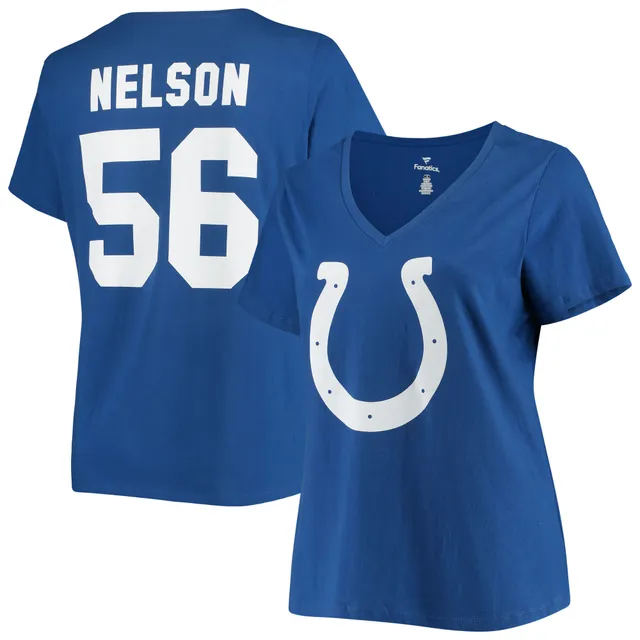 Quenton Nelson Indianapolis Colts Men's Royal Pro Line Backer T-Shirt 