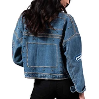 Women's G-III 4Her by Carl Banks Indianapolis Colts First Finish Medium Denim Full-Button Jacket