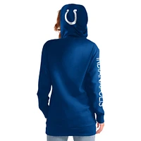 Sweat à capuche pour femme G-III 4Her by Carl Banks Royal Indianapolis Colts Extra Inning