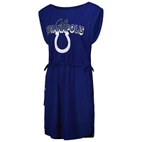 Women's G-III 4Her by Carl Banks Royal Indianapolis Colts G.O.A.T. Swimsuit Cover-Up