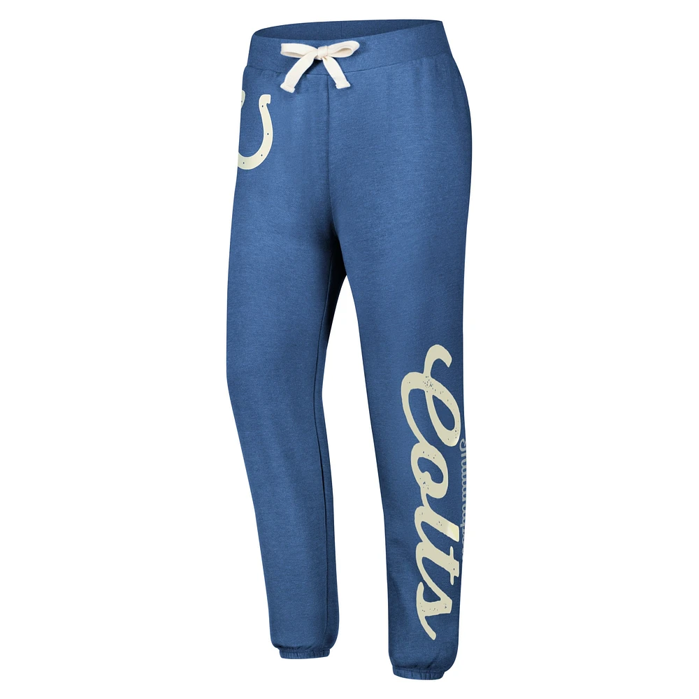 Women's G-III 4Her by Carl Banks Royal Indianapolis Colts Scrimmage Fleece Pants