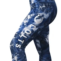 MSX by Michael Strahan Navy Indianapolis Colts Aubrey Tie-Dye Legging pour femme