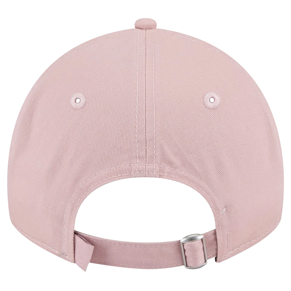 Women's New Era  Light Pink Indianapolis Colts Main 9TWENTY Adjustable Hat