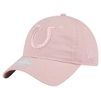 Women's New Era  Light Pink Indianapolis Colts Main 9TWENTY Adjustable Hat