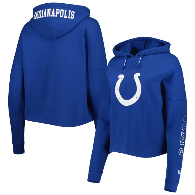 Women's New Era Royal Indianapolis Colts Tie Dye Fleece Full-Zip