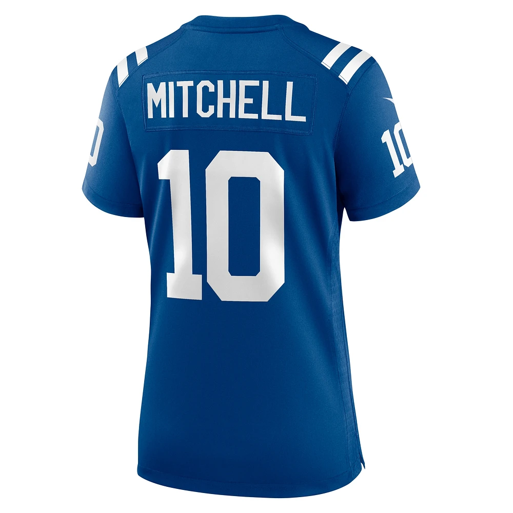 Maillot de match Nike Adonai Mitchell Royal Indianapolis Colts pour femme