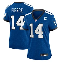 Maillot de jeu Alec Pierce Royal Indianapolis Colts Indiana Nights pour femme Nike