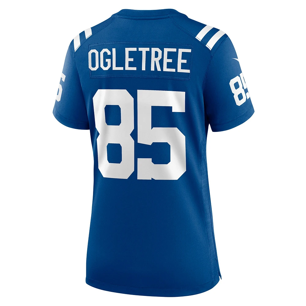 Maillot de match joueur Nike Andrew Ogletree Royal Indianapolis Colts pour femme