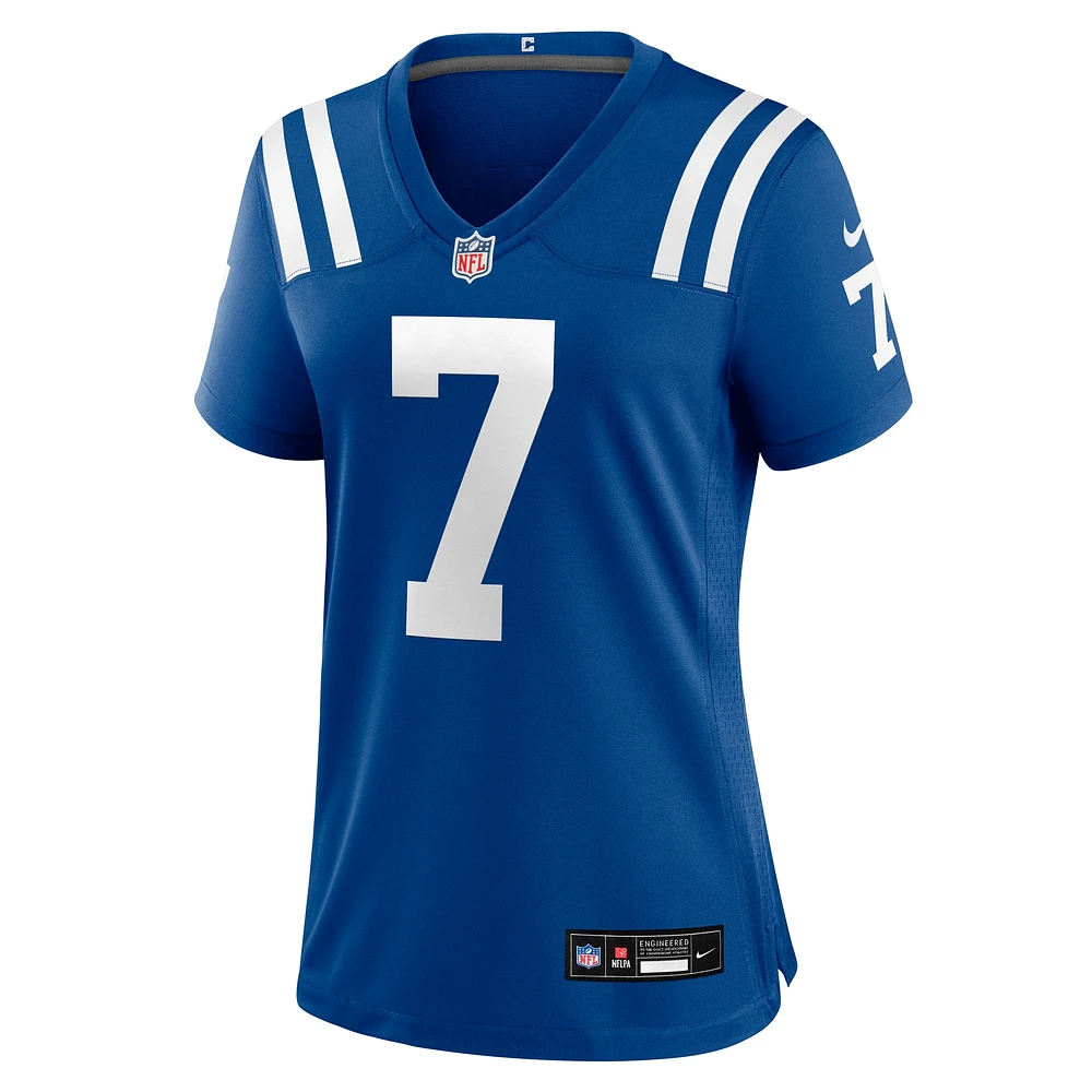 Maillot Nike Charvarius Ward Royal pour femme des Indianapolis Colts
