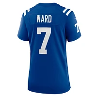 Maillot Nike Charvarius Ward Royal pour femme des Indianapolis Colts