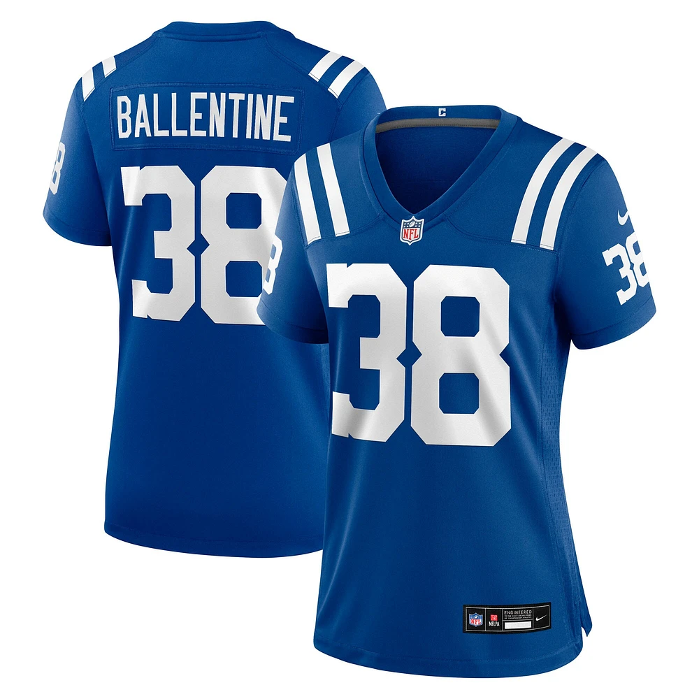 Maillot Nike Corey Ballentine Royal pour femme des Indianapolis Colts