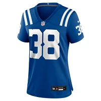 Maillot de match Nike Darren Hall Royal Indianapolis Colts pour femme