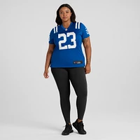 Maillot de match l'équipe Nike Darren Hall Royal Indianapolis Colts pour femme