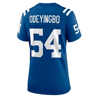 Maillot de match Nike Dayo Odeyingbo Royal Indianapolis Colts pour femme