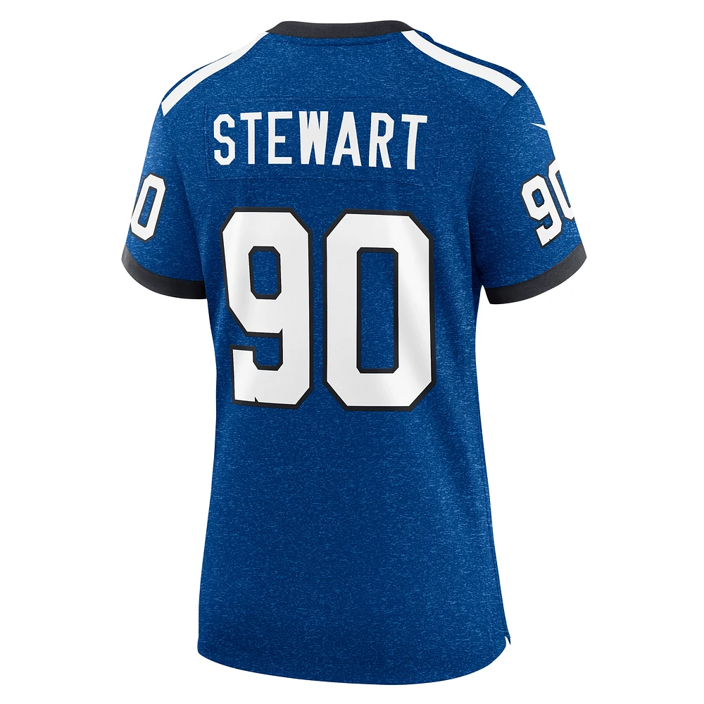 Maillot de jeu alternatif Indianapolis Colts Indiana Nights Nike Grover Stewart pour femme