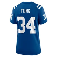 Women's Nike Jake Funk  Royal Indianapolis Colts Team Game Jersey