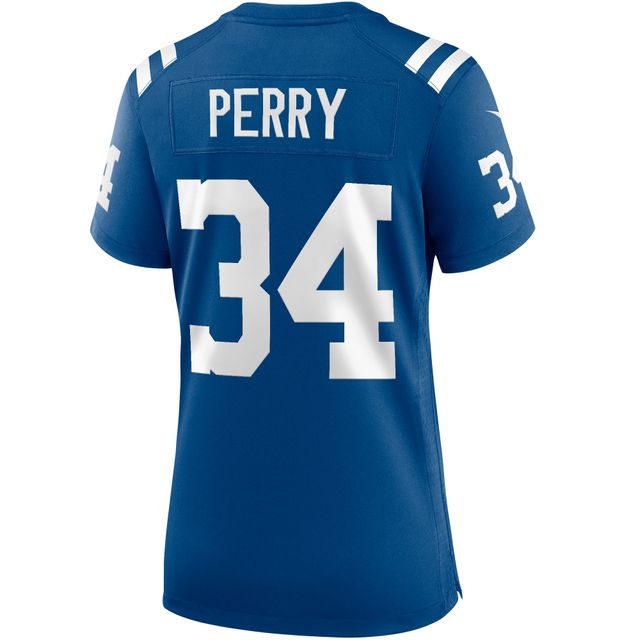 Maillot de joueur retraité Nike Joe Perry Royal Indianapolis Colts Game pour femme