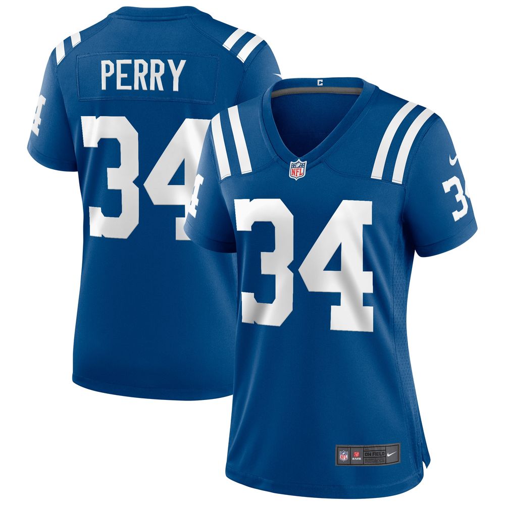 Women's Nike Joe Perry Royal Indianapolis Colts Game Retired Player Jersey