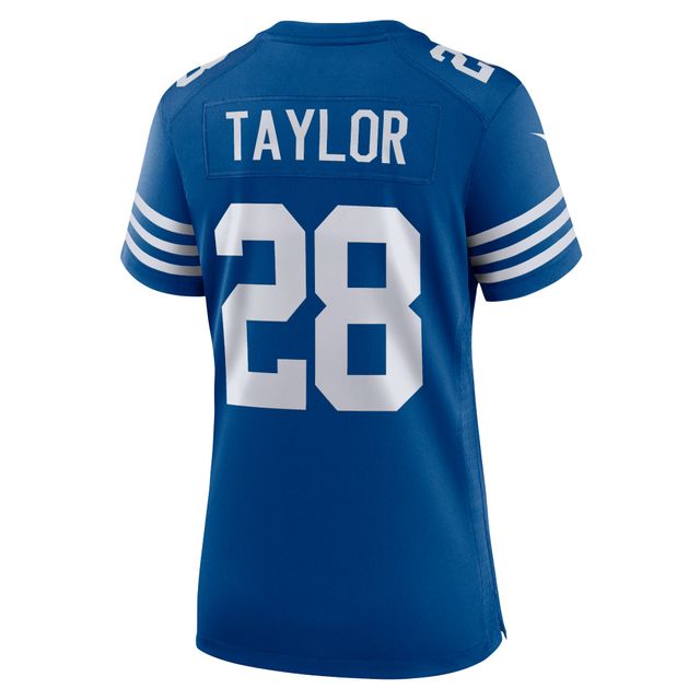 Maillot de match alternatif Nike Jonathan Taylor Royal Indianapolis Colts pour femme