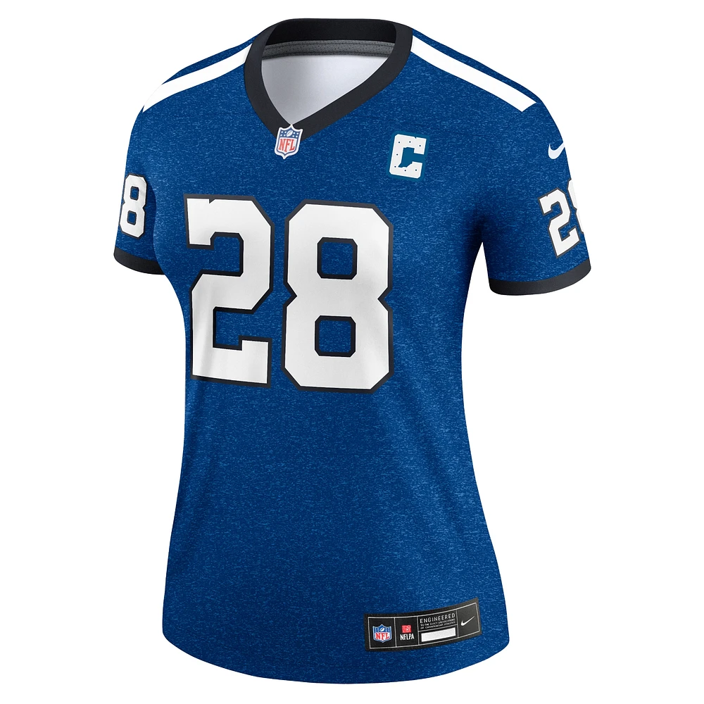 Women's Nike Jonathan Taylor  Royal Indianapolis Colts Alternate Legend Player Performance Top