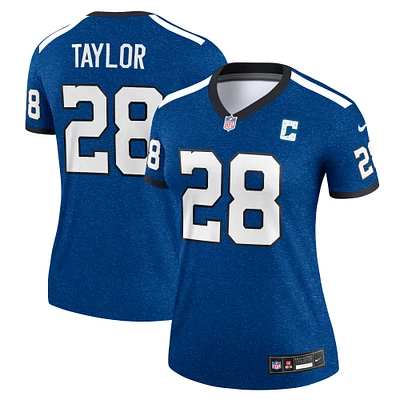 Haut de performance Nike Jonathan Taylor Royal Indianapolis Colts Alternate Legend Player pour femme