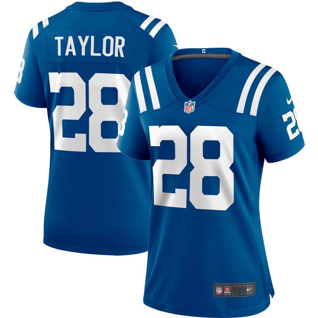 Maillot de match joueur Nike Jonathan Taylor Royal Indianapolis Colts pour femme