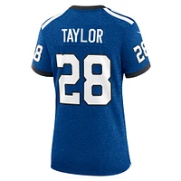 Maillot de joueur Nike Jonathan Taylor Royal Indianapolis Colts pour femme