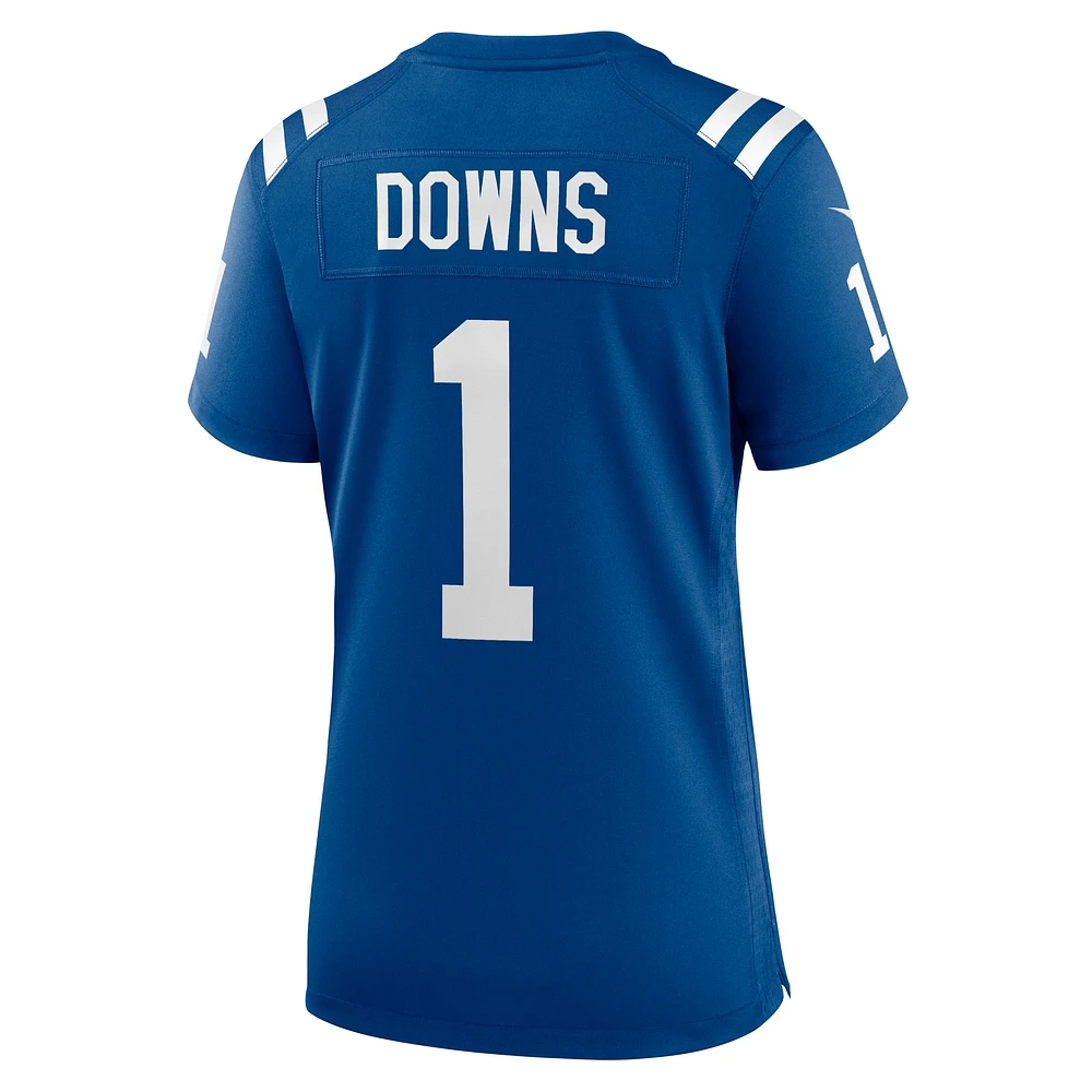 Women's Nike Josh Downs  Royal Indianapolis Colts Team Game Jersey