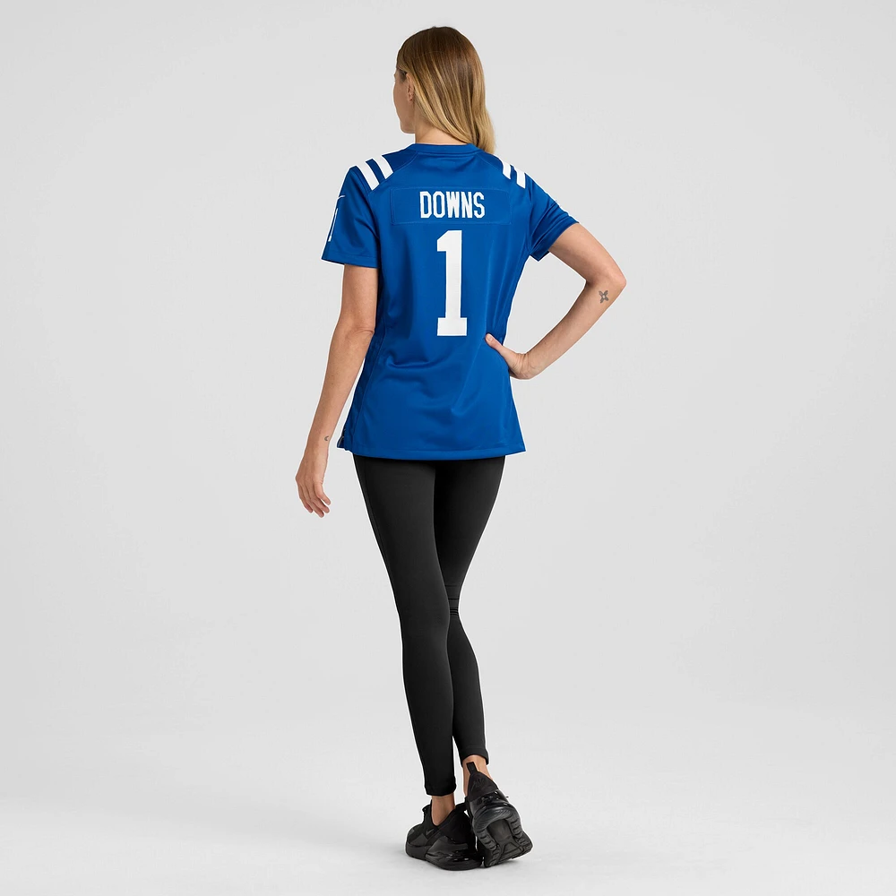 Women's Nike Josh Downs  Royal Indianapolis Colts Team Game Jersey