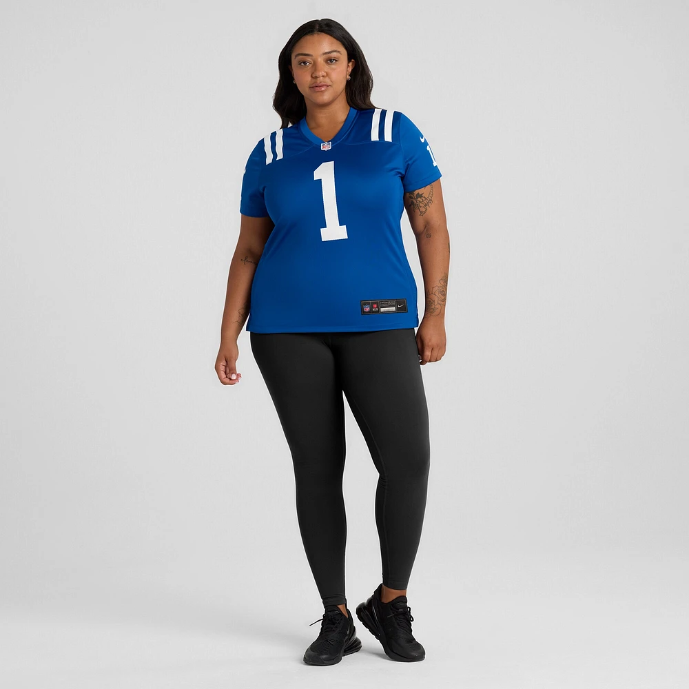 Women's Nike Josh Downs  Royal Indianapolis Colts Team Game Jersey